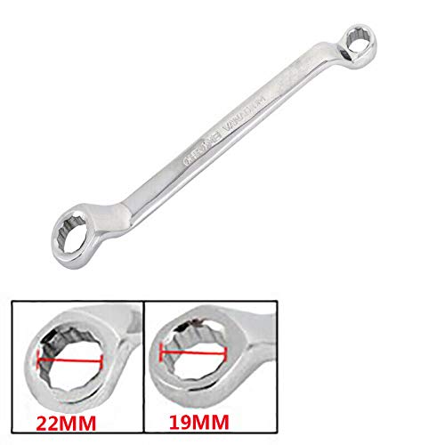 BE-TOOL Ring Spanner 19 x 22MM Offset Ring Spanner Double